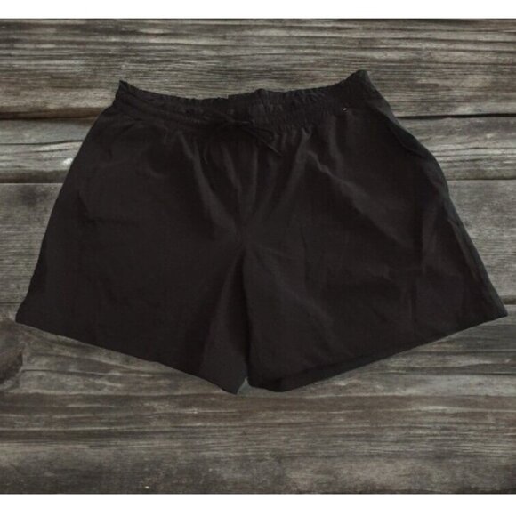 Mondetta Womens Performance + Luxury Black Elastic Drawstring Shorts w Pockets X - Picture 1 of 12
